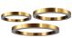 ST-8848-40+60+60 brass_CIRCLE 3in1_Step Into Design