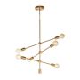 King Home MATTIZ -HL-0142 Lampă cu pendul 6x40W/E27 IP20