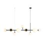 Aldex DIONE 9 BLACK 1092N1 Lampă cu pendul 9x40W/60W/E14/E27 IP20