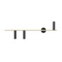 Aldex TREVO 3 BLACK BRASS 1083Y40 Aplique de perete 3x35W/GU10 IP20