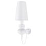 King Home QUEEN WALL 1018W2.WHITE Aplique de perete 1x60W/E27 IP20