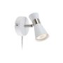 Markslojd FOLIE 108627 Aplique de perete 2x2W/LED IP20