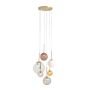 Aldex BOSSO 1119K40_R Lampă cu pendul 6x15W/G9|E27 IP20