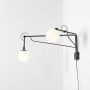 Aldex SOHO GLASS 2 1105D1 Aplique de perete 2x40W/E14 IP20