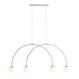 Aldex UNA 1116L17_S Lampă cu pendul 4x10W/E14 IP20