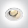 One Light The Dark Light 11107FD/W/W Lumină îngropată deasupra plafonului 1x7W/LED 3000K 560lm IP20