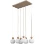 TK Lighting BALLO 11052 Lampă cu pendul 6x10W/E14 IP20