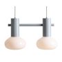 Aldex FLO 2 GREY S 7000H22_S Lampă cu pendul 2x10W/E14