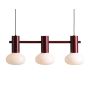 Aldex FLO 3 RUBY S 7000E27_S Lampă cu pendul 3x10W/E14