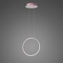 Altavola Design Ledowe okręgi LA073/X_40_in_4k_rose_gold Lampă cu pendul 1x15W/LED 4000K 1000lm IP44