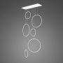 Altavola Design Ledowe okręgi LA076/P_90_in_3k_white_dimm Lampă cu pendul 6x130W/LED 3000K 7800lm IP44