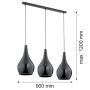 Argon SANTANA 1409 Lampă cu pendul 3x15W/E27 IP20