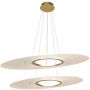 Altavola Design Eclipse LA116/P2_97_3k_gold Lampă cu pendul 2x48W/LED 3000K 2880lm IP20