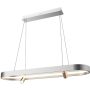 Altavola Design Spectra LA114/P_92_2+1_grey_gold Lampă cu pendul 1x30W+2x5W/LED 3000K 2400lm IP20