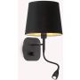 Ideal Lux NORDIK 158242 Aplique de perete 1x40W/E14+1x1.5W/LED ip20