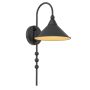 Cosmolight ASHFORD W01531BK Aplique de perete 1x40W/E27 ip20