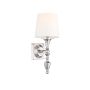Cosmolight AUSTIN W01118NI-WH Aplique de perete 1x40W/E14 IP20