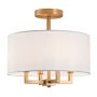 Cosmolight LILLE C04913BR-WH Lampă de tavan 4x40W/E14 IP20
