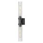 Cosmolight QUINCY W02873BK Aplique de perete 2x40W/E27 ip20
