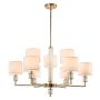 Cosmolight SUTTON P09378AU-WH Lampă de tavan 9x40W/E14 ip20