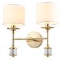 Cosmolight SUTTON W02415AU-WH Aplique de perete 2x25W/E14 ip20