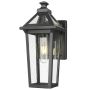 Cosmolight ZURICH W01609BK Aplique de perete 1x60W/E27 IP23