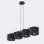 Emibig KARBON 1651/4 Lampă cu pendul 4x15W/E27 IP20