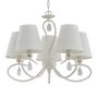 Alfa BALI WHITE 18525 Candelabru 5x40W/E14