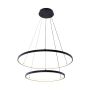 Zuma Line BRENO 18140BK-2 Lampă cu pendul 1x50W/LED 3000K|4000K|6000K 2000lm IP20