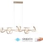 Paul Neuhaus CURLS 19033-60 Lampă cu pendul 4x45W/LED 3000k 5320lm ip20