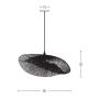 Zambelis PENDANT LAMP 19108 Lampă cu pendul 1x40w/E27 IP20