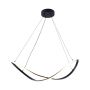 Zuma Line ERDA 19600P-BK Lampă cu pendul 1x45W/LED 3000K|4000K|6000K 2100lm IP20