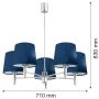 Argon BOLZANO 2074 Candelabru 5x15W/E27 IP20
