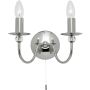 Endon PARKSTONE 2013-2CH Aplique de perete 2x60W/E14 IP20