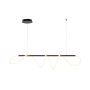 Zuma Line BALBO 20006PM-BK Lampă cu pendul 1x45W/LED 3000K|4000K|6000K 3200lm IP20