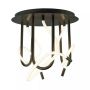 Zuma Line BALBO 2023573-BK Lampă de tavan 1x45W/LED 3000K|4000K|6000K 3830lm IP20