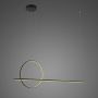 Altavola Design Linea No.2 LA087/PX120_40_3k_39W_black Lampă cu pendul 2x39W/LED 3000K 2350lm IP44