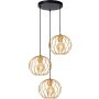 Lucide DANZA 21428/13/02 Lampă cu pendul 3x40w/e27 ip20