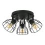 TK Lighting ALANO BLACK 2123 Spot 3x60W/E27
