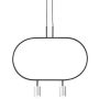 Altavola Design Luna LPL337-SL Lampă cu pendul 2x3W/LED 3000K 480lm IP20