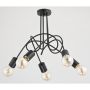 Alfa TANGO BLACK 23175 Lampă de tavan 5x60W/E27