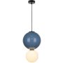 Italux Pieve PND-95221-1L-BLU Lampă cu pendul 1x7W/LED 3000K 867lm IP20