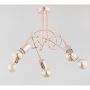 Alfa TANGO COPPER 24325 Lampă de tavan 5x60W/E27