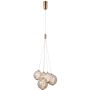 Italux Butero PND-34359-5-HBR-AMB Lampă cu pendul 5x20W/LED 3000K 1830lm IP20