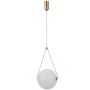 Italux Rastia PND-34361-L-HBR-OPAL Lampă cu pendul 1x12W/LED 3000K 1300lm IP20