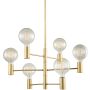 Italux Veva MDM3339/6 GD Lampă de tavan 6x40W/E27 IP20