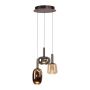 Paul Neuhaus IRIDES 2679-70 Lampă cu pendul 3x9W/LED 3000K 600lm IP20