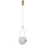 Italux Rastia PND-34361-M-HBR-OPAL Lampă cu pendul 1x9W/LED 3000K 975lm IP20