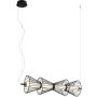 Italux Sanke PND-63849-4-BK Lampă cu pendul 1x15W/LED 3000K 600lm IP20
