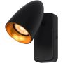 Italux Tino WL-36748-1R-BK-GD Aplique de perete 1x10W/GU10 IP20